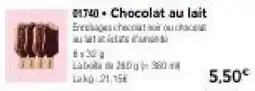 Thiriet B1740 Chocolat au lait offre