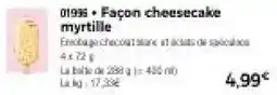 Thiriet Façon cheesecake myrtille offre