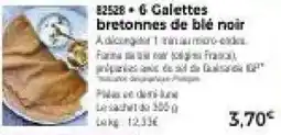 Thiriet Galettes bretonnes de blé noir offre