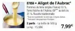 Thiriet Aligot de l'Aubrac offre