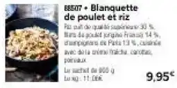 Thiriet Blanquette de poulet et riz offre