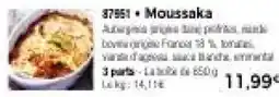 Thiriet Moussaka offre