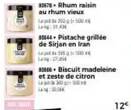 Thiriet Rhum raisin au rhum vieux offre