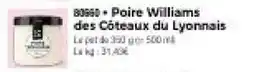 Thiriet BOSSE Poire Williams offre