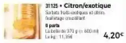 Thiriet Citron/exotique offre