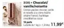 Thiriet Chocolat vanille noisette offre
