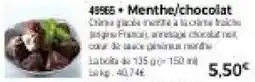 Thiriet Menthe/chocolat offre