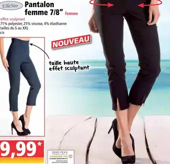 Norma Pantalon femme 7/8 offre