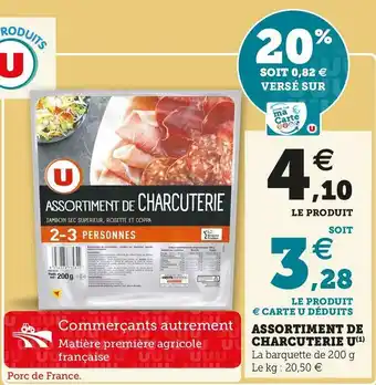 U Express U assortiment de charcuterie offre