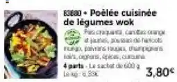 Thiriet Poêlée cuisinée de légumes wok offre