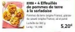 Thiriet 4 Effeuilés de pommes de terre à la sarladaise offre