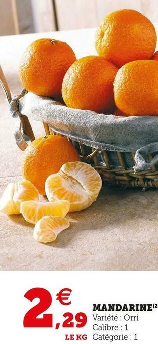 U Express Mandarine offre