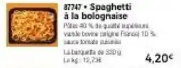 Thiriet 87747 Spaghetti à la bolognaise offre