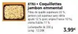 Thiriet Coquillettes jambon emmental offre