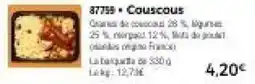Thiriet Couscous offre
