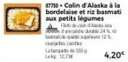 Thiriet Colin d'Alaska offre
