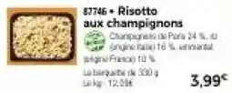 Thiriet Risotto aux champignons offre