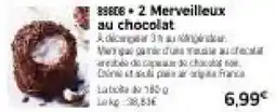 Thiriet 2 Merveilleux au chocolat offre