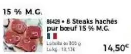 Thiriet 8 Steaks hachés pur bœuf offre