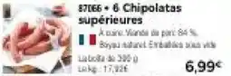 Thiriet Chipolatas supérieures offre