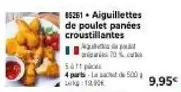 Thiriet Aiguillettes de poulet panées croustillantes offre