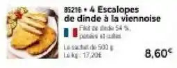 Thiriet 85218 • 4 Escalopes de dinde à la viennoise offre