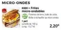Thiriet Frites micro-ondables offre