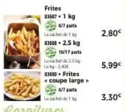 Thiriet Frites offre