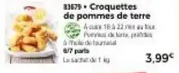 Thiriet Croquettes de pommes de terre offre