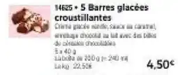 Thiriet 14625 5 Barres glacées croustillantes offre