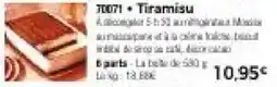 Thiriet Tiramisu offre