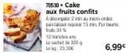 Thiriet Cake aux fruits confits offre