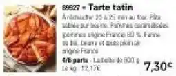 Thiriet Tarte tatin offre