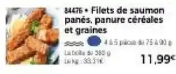 Thiriet Filets de saumon panés offre