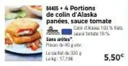Thiriet COLONA Colin d'Alaska panées offre