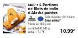 Thiriet COLONA filets de colin d'Alaska panées offre