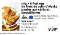 Thiriet Colin d'Alaska filets panés offre
