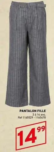 Trafic PANTALON FILLE offre