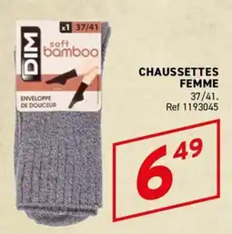 Trafic DIM chaussettes femme offre