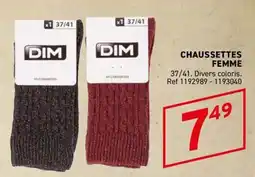 Trafic DIM Chaussettes femme offre