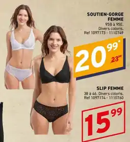 Trafic SOUTIEN-GORGE FEMME offre