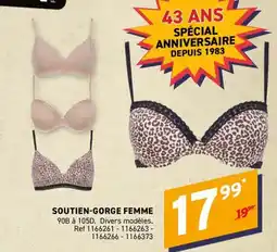 Trafic SOUTIEN-GORGE FEMME offre