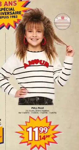 Trafic PULL FILLE offre