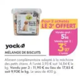 Point Vert yock MÉLANGE DE BISCUITS offre
