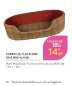 Point Vert ONE HIGHLAND CORBEILLE CLASSIQUE offre