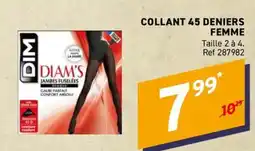 Trafic DIM COLLANT 45 DENIERS FEMME offre