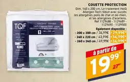 Trafic TQF COUETTE PROTECTION offre