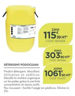Point Vert PODOCLEAN DÉTERGENT offre