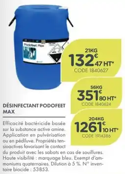 Point Vert Podofeet Max offre