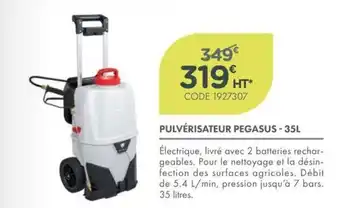 PULVÉRISATEUR PEGASUS